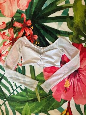 FIVE White Lightweight BraTop - XS